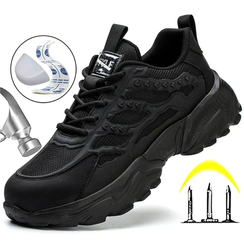 Rocco Men's Safety Shoes | Steel Toe, Non-Slip, Durable Comfort 2