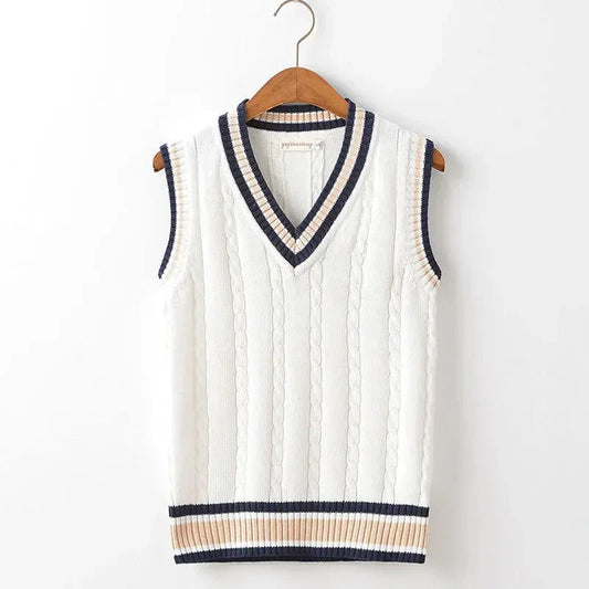 Rocco Men's V-neck Vest | High-Quality Knit, Versatile 0
