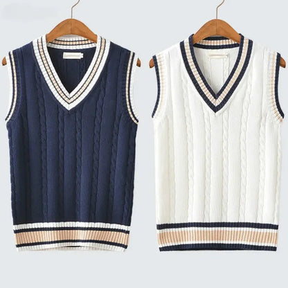 Rocco Men's V-neck Vest | High-Quality Knit, Versatile 1