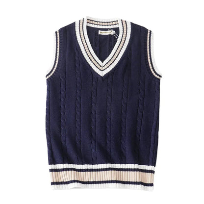 Rocco Men's V-neck Vest | High-Quality Knit, Versatile 10