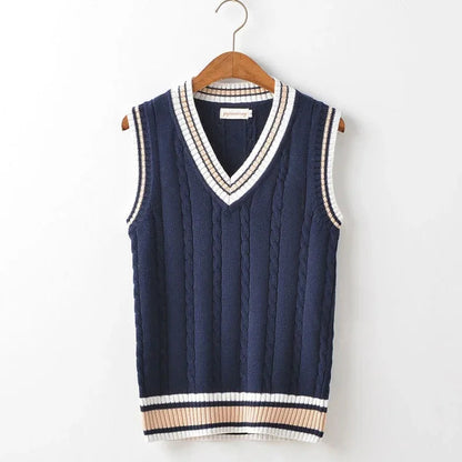 Rocco Men's V-neck Vest | High-Quality Knit, Versatile 2