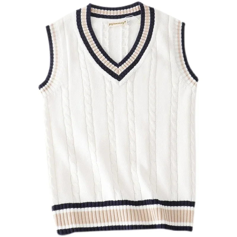 Rocco Men's V-neck Vest | High-Quality Knit, Versatile 6