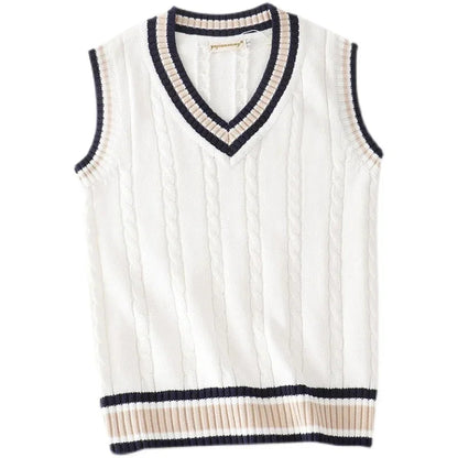 Rocco Men's V-neck Vest | High-Quality Knit, Versatile 6