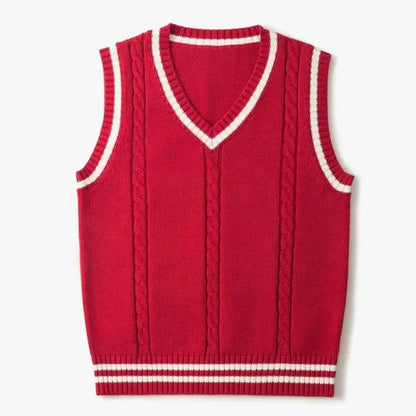 Rocco Men's V-neck Vest | High-Quality Knit, Versatile 7