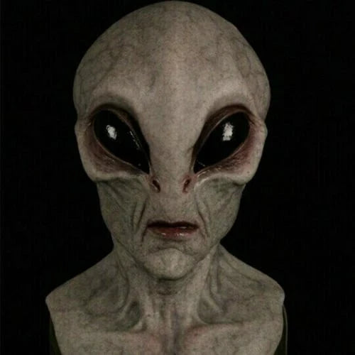 Rylan Unisex Alien Mask | Hand-Painted Latex Silicone, Realistic Design 0