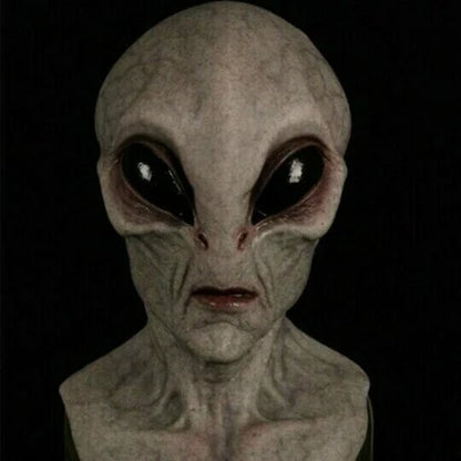 Rylan Unisex Alien Mask | Hand-Painted Latex Silicone, Realistic Design 0