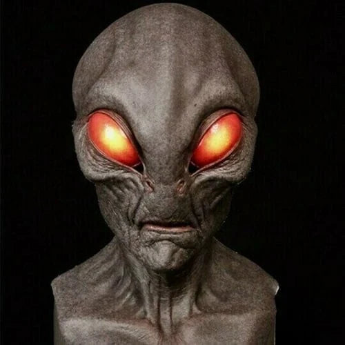 Rylan Unisex Alien Mask | Hand-Painted Latex Silicone, Realistic Design 4