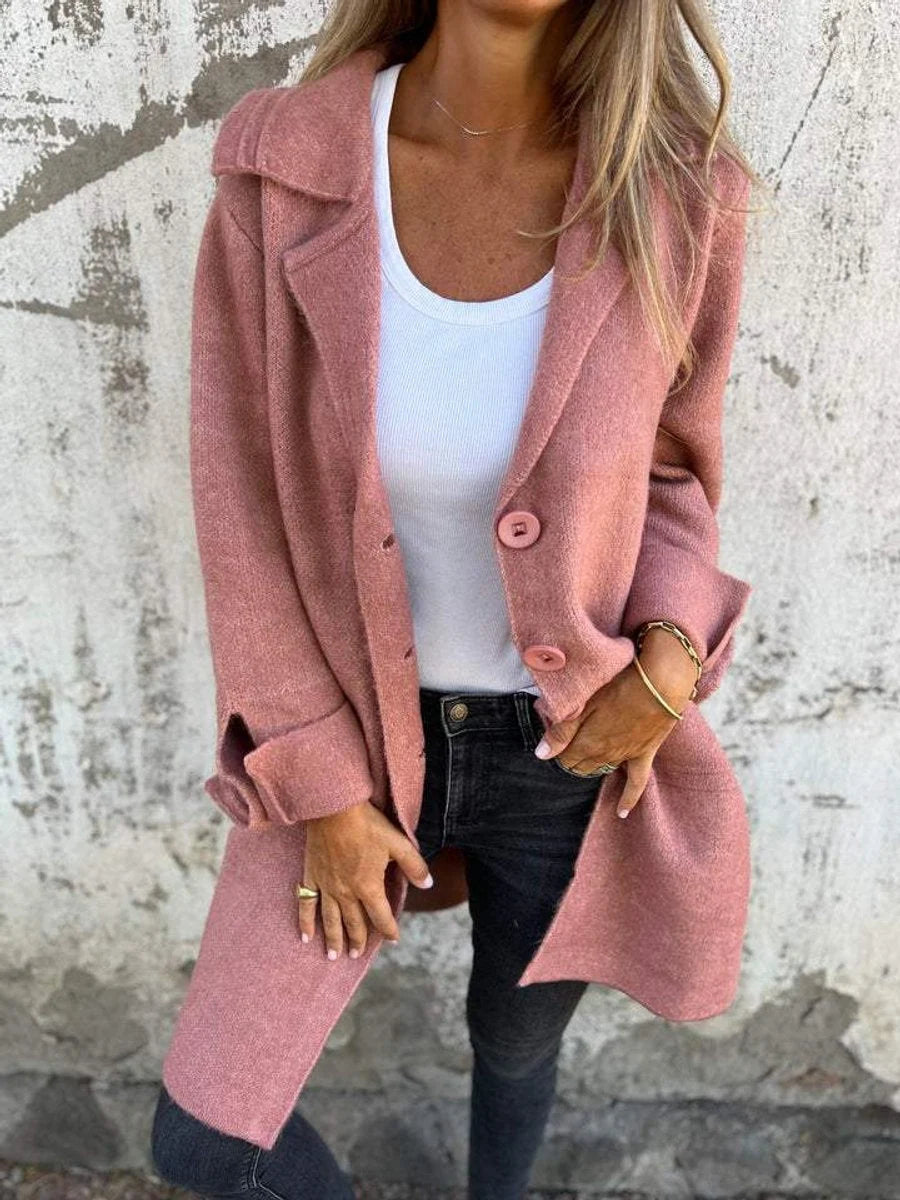 Rylan Women's Longline Coat | Smooth Fabric, Relaxed Fit, Winter Essential 1