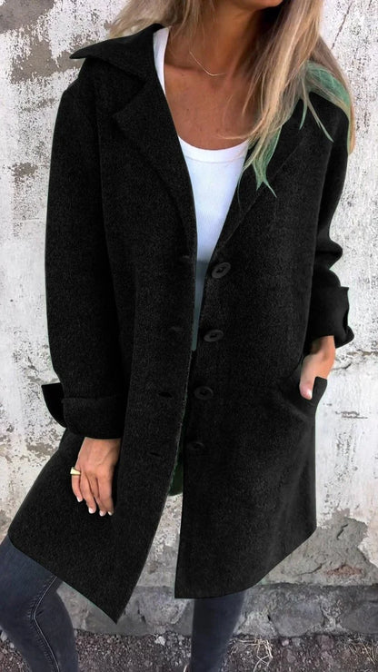 Rylan Women's Longline Coat | Smooth Fabric, Relaxed Fit, Winter Essential 10