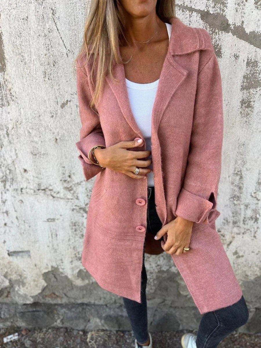 Rylan Women's Longline Coat | Smooth Fabric, Relaxed Fit, Winter Essential 2
