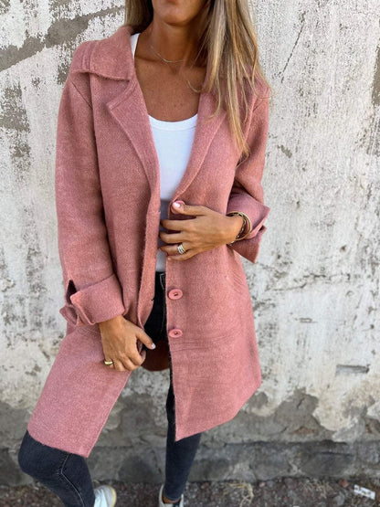 Rylan Women's Longline Coat | Smooth Fabric, Relaxed Fit, Winter Essential 3