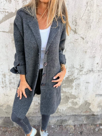 Rylan Women's Longline Coat | Smooth Fabric, Relaxed Fit, Winter Essential 4