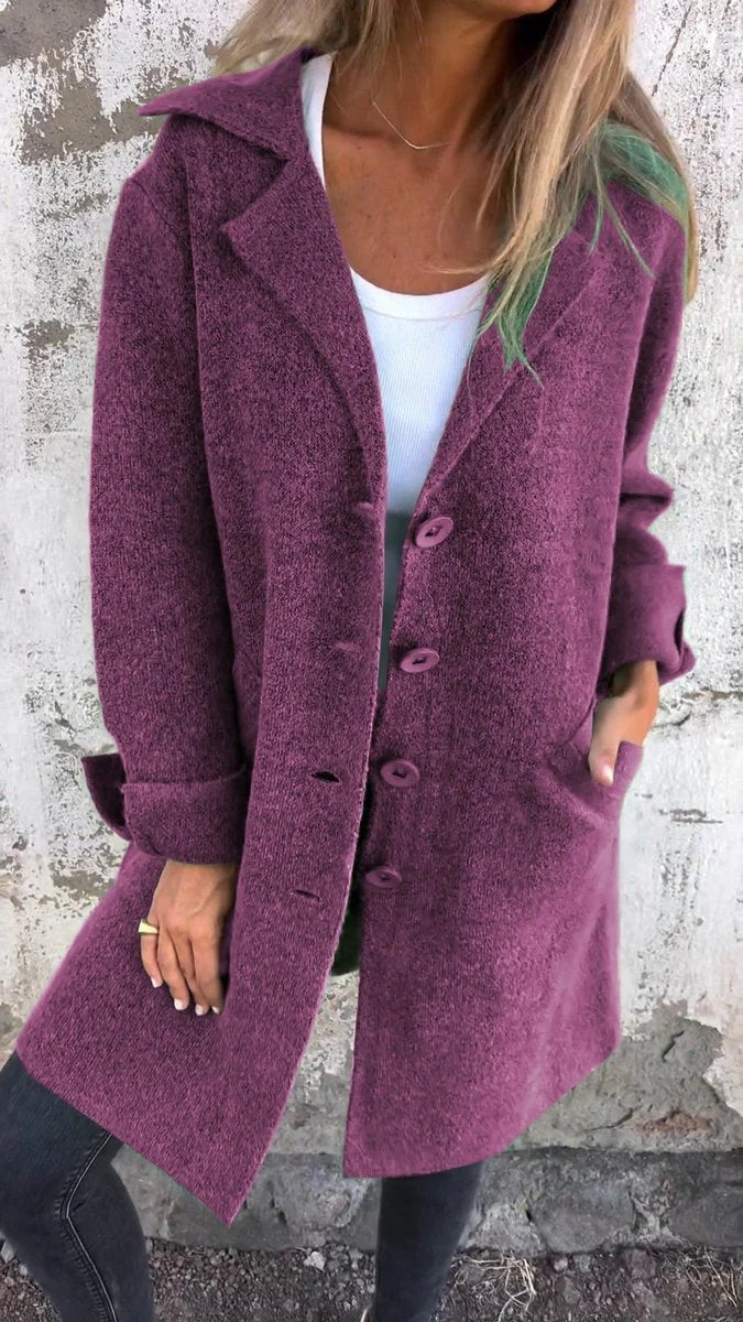 Rylan Women's Longline Coat | Smooth Fabric, Relaxed Fit, Winter Essential 6