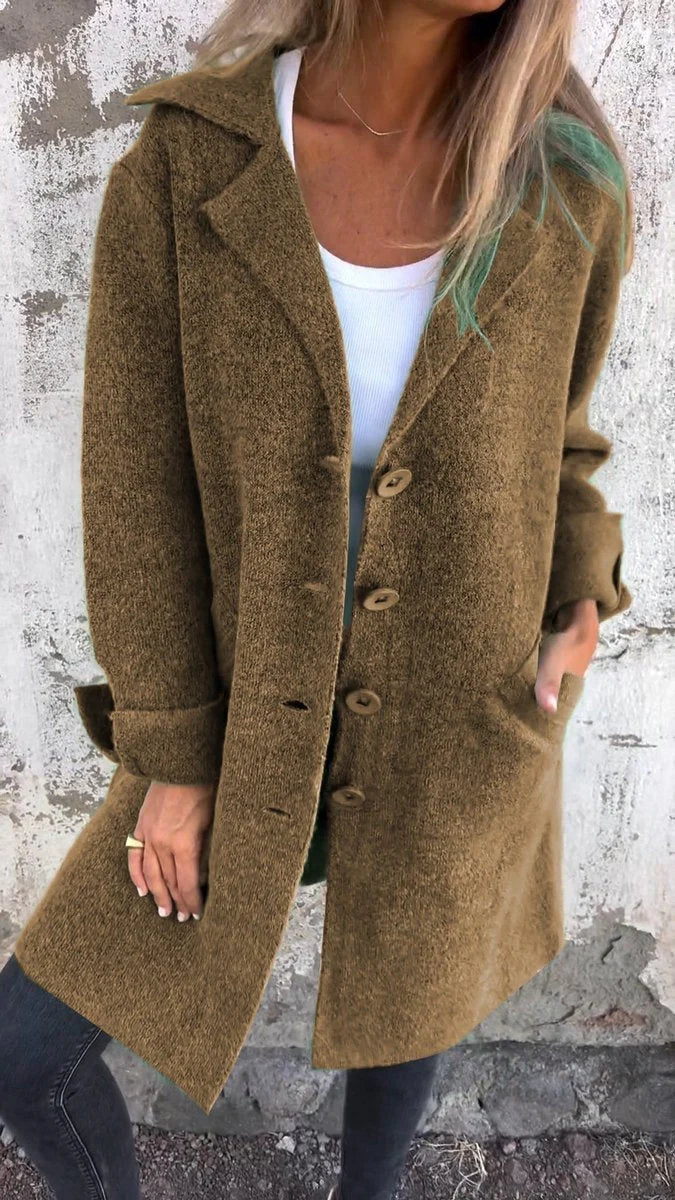Rylan Women's Longline Coat | Smooth Fabric, Relaxed Fit, Winter Essential 7