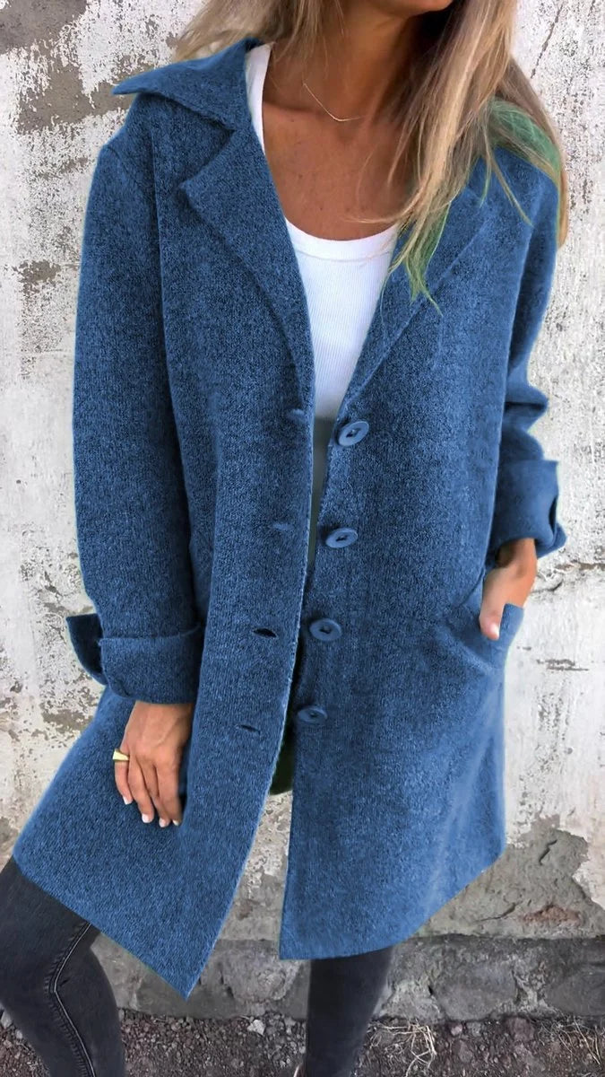 Rylan Women's Longline Coat | Smooth Fabric, Relaxed Fit, Winter Essential 8