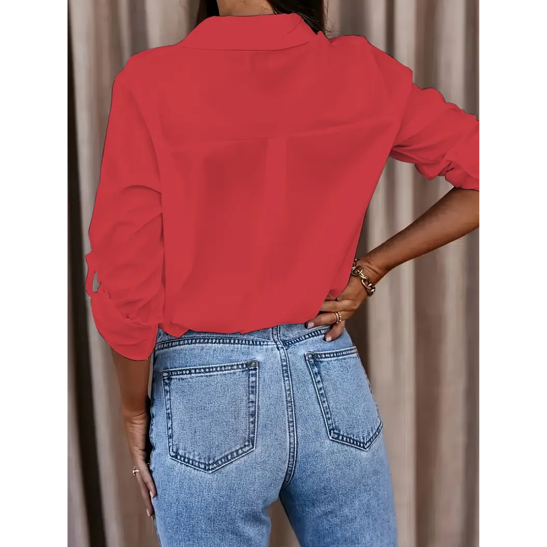 Sari Women's Blouse | Airy Fabric, Casual Elegance 8