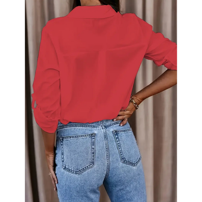 Sari Women's Blouse | Airy Fabric, Casual Elegance 8