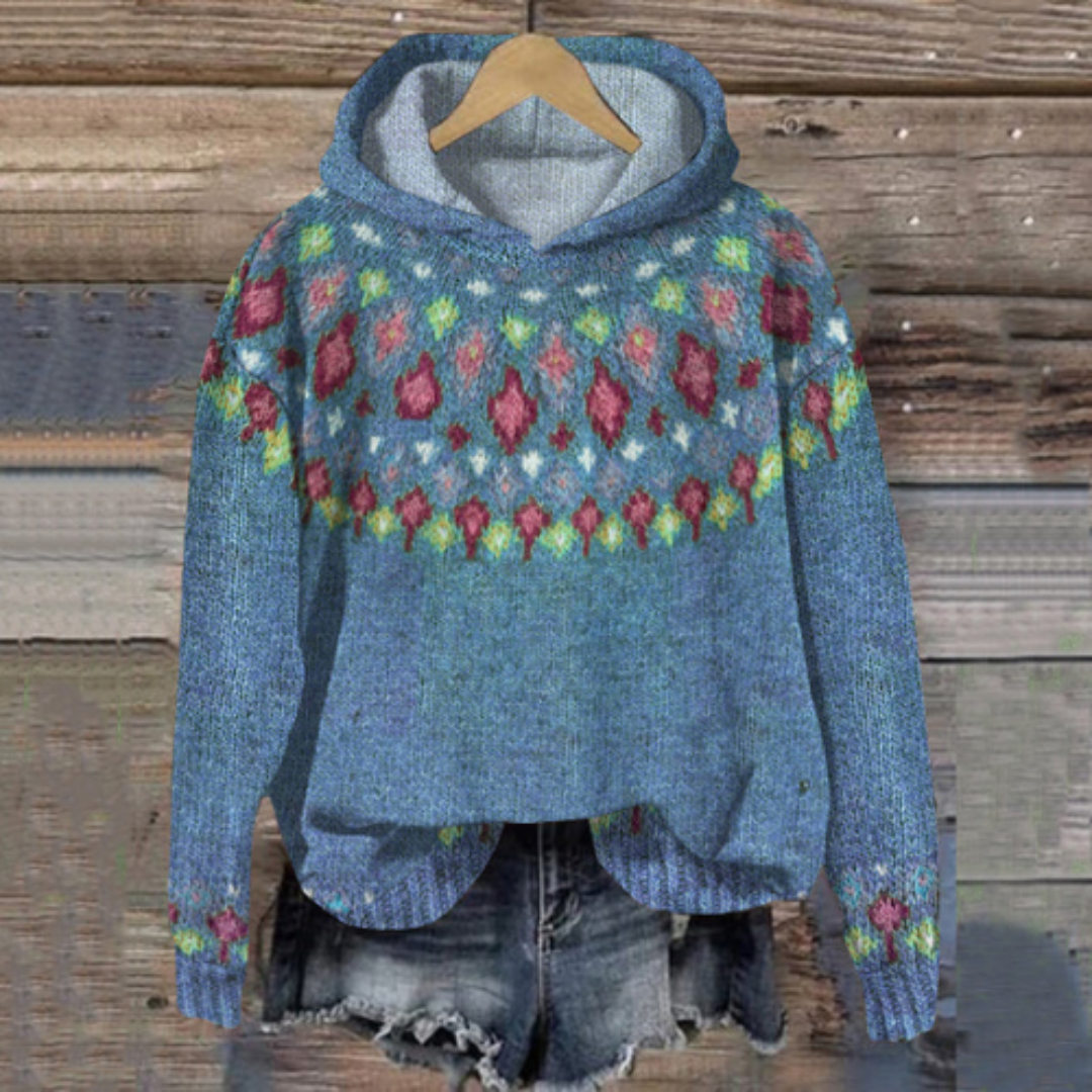 Sari Women's Hoodie | Soft Knit, Casual Winter Style 2