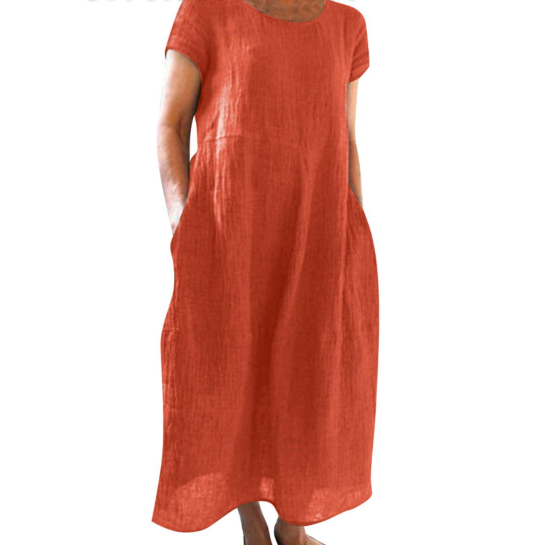 Sari Women's Midi Dress | Comfortable Casual Style 2