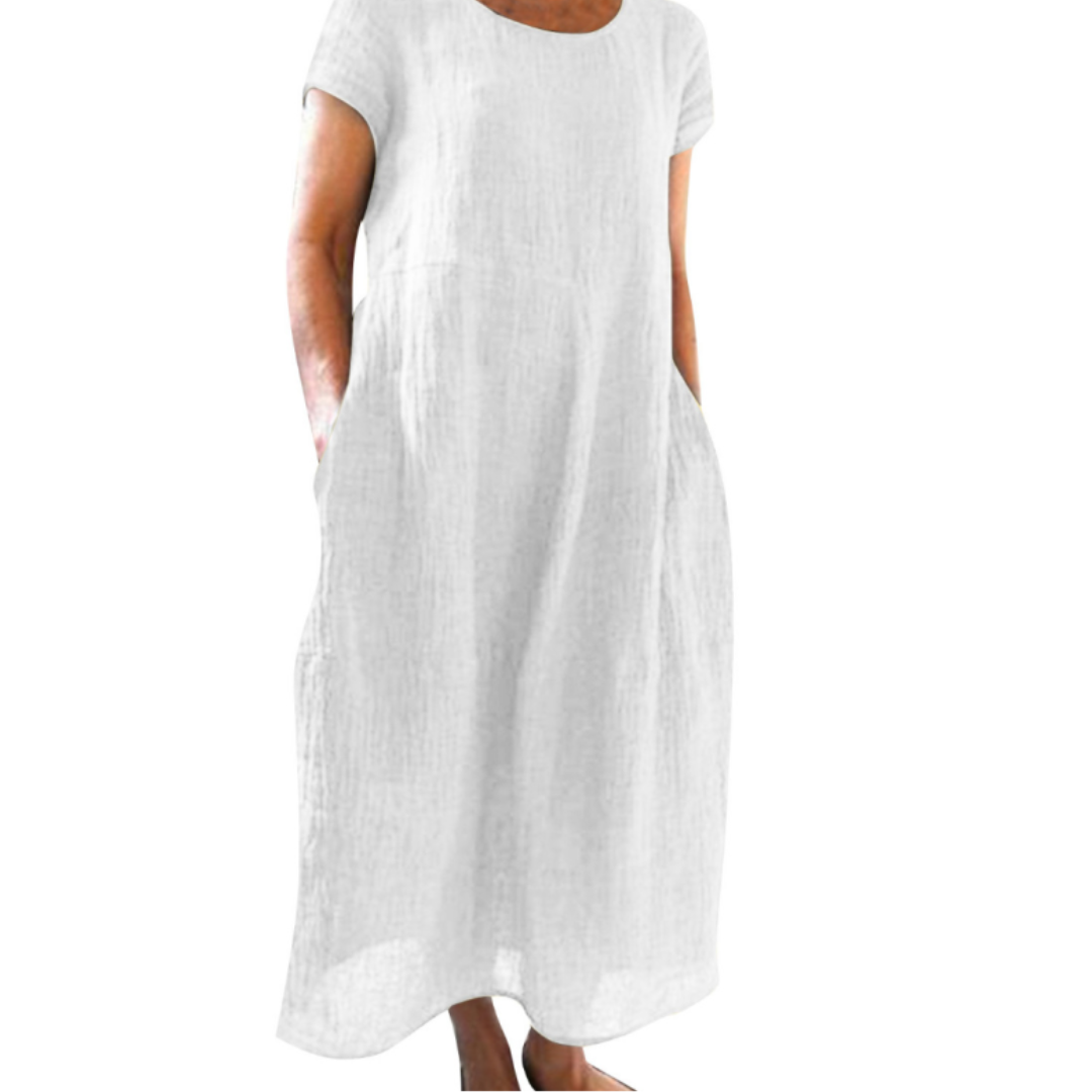 Sari Women's Midi Dress | Comfortable Casual Style 3