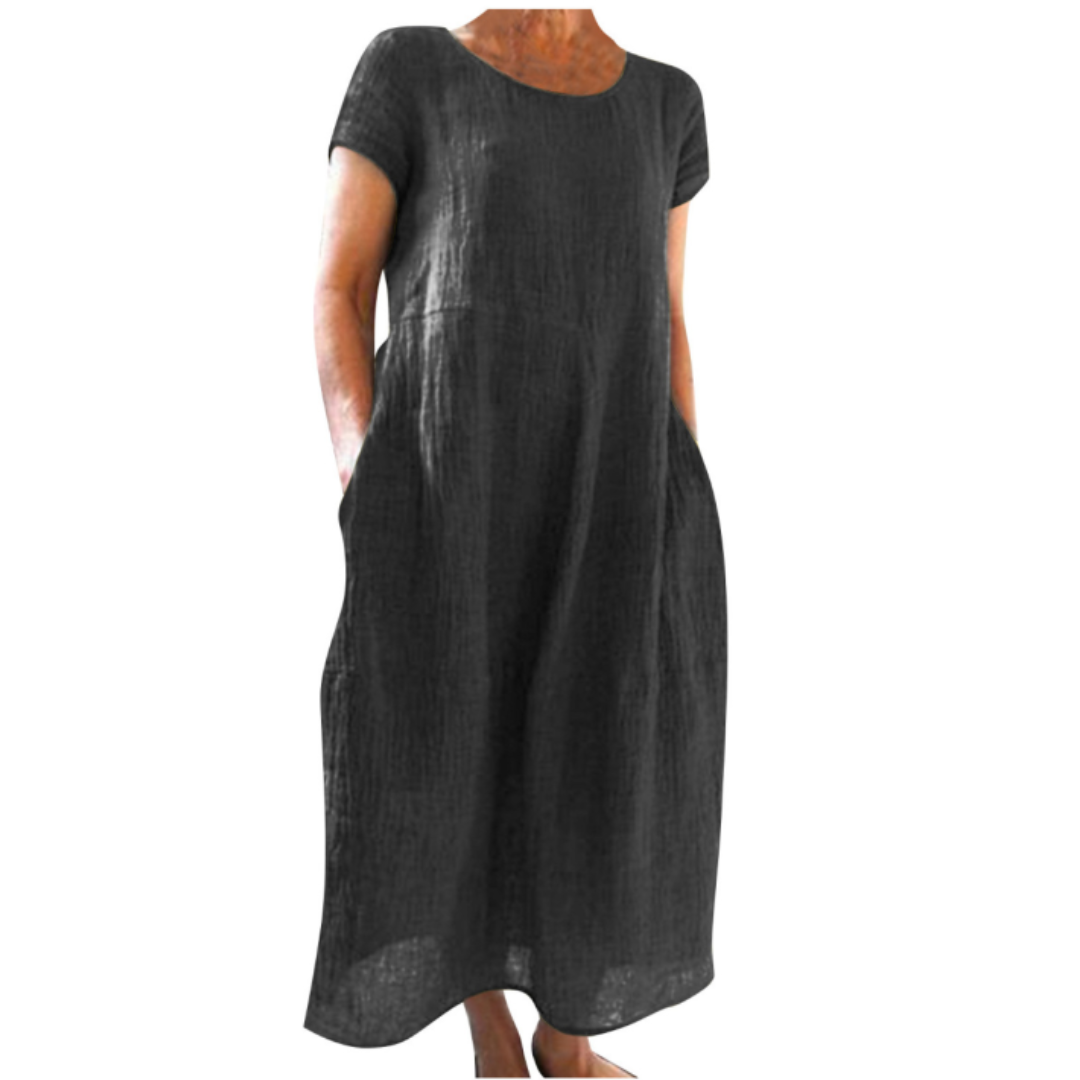Sari Women's Midi Dress | Comfortable Casual Style 4