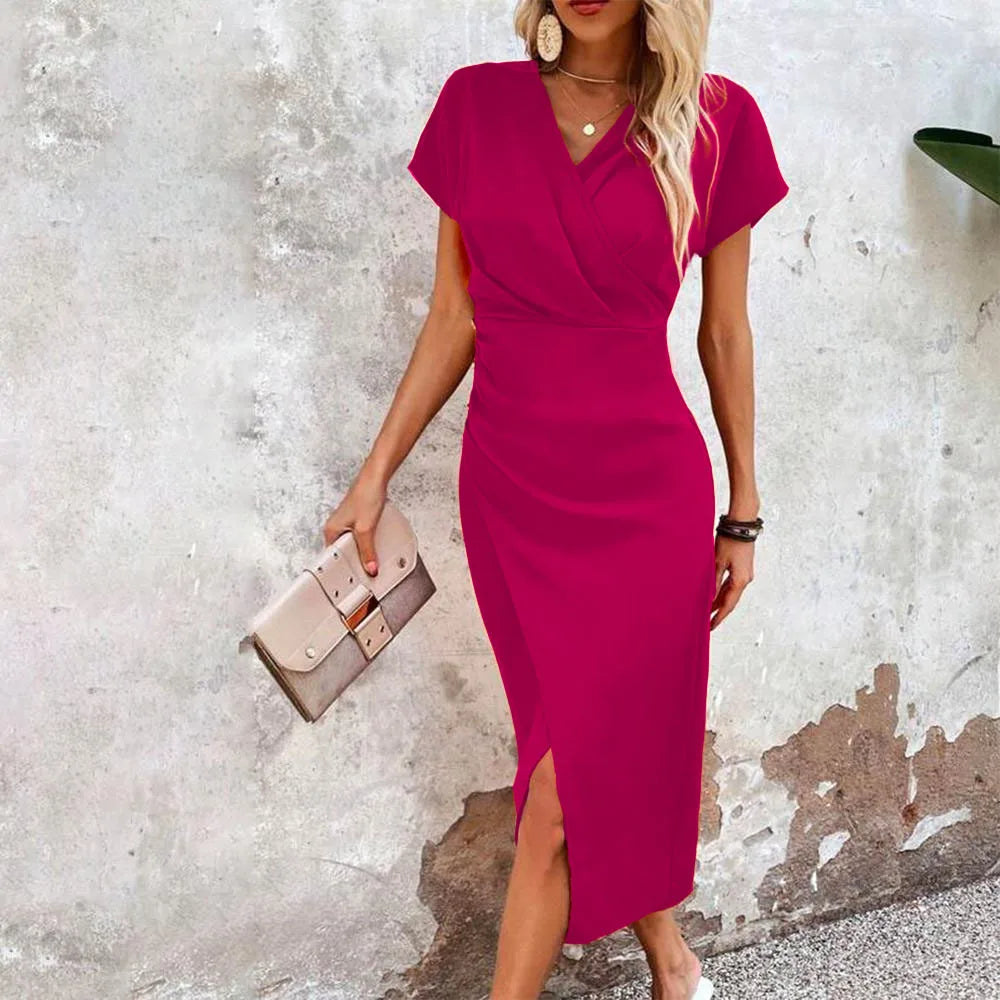 Sari Women's Midi Wrap Dress | Lightweight and Chic 2