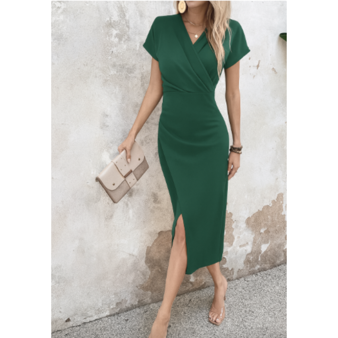 Sari Women's Midi Wrap Dress | Lightweight and Chic 9