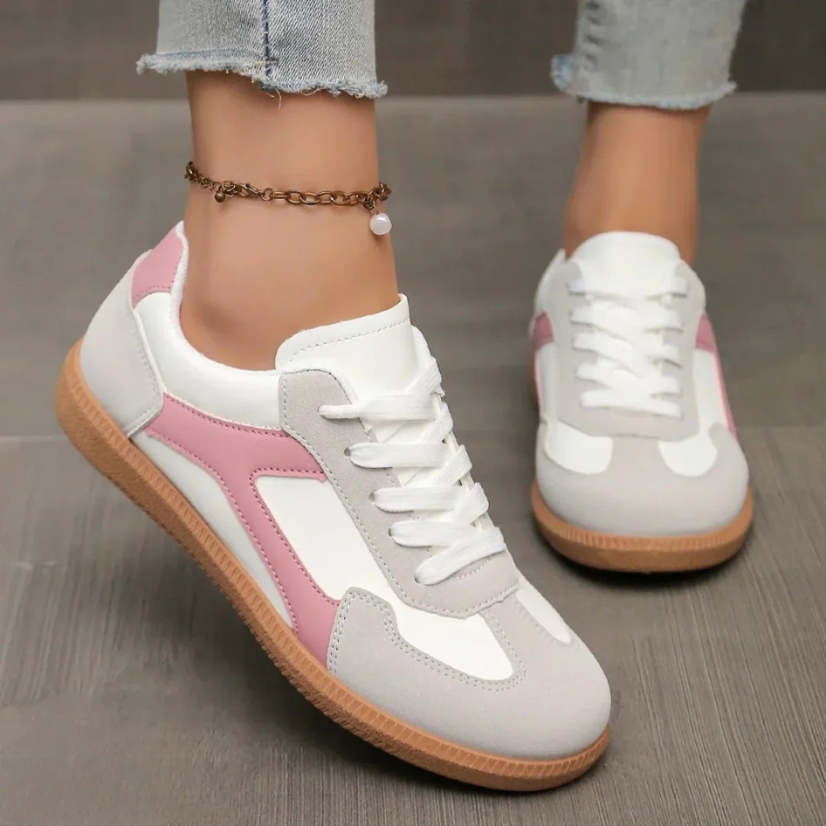 Sela Women's Sneakers | Low-Cut Lace-Up Design, Comfortable Fit 2