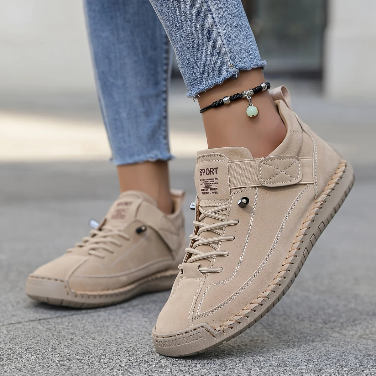 Sela Women's Sneakers | Low-Cut Lace-Up, Comfortable White Design 0