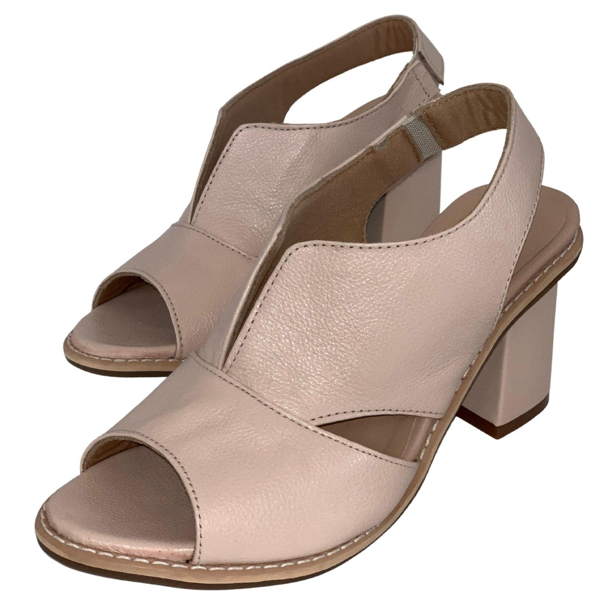 Selina Women's Sandals | Genuine Leather, Comfortable Mid-Heel 3