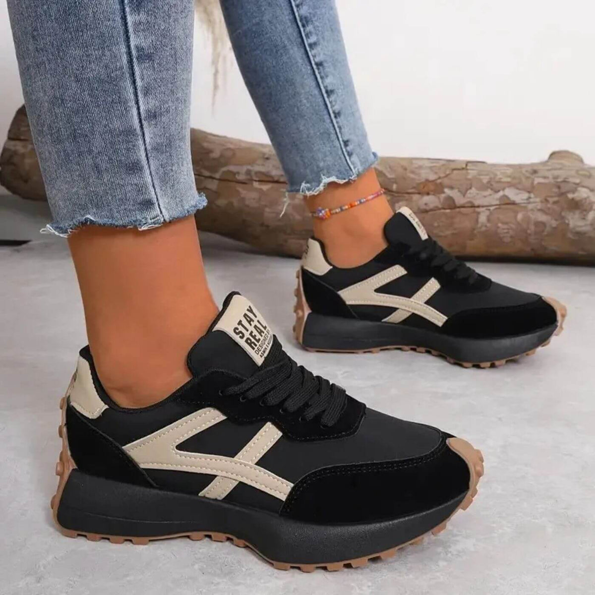 Seline Women's Sneakers | Orthopedic Support, Panel Upper 0