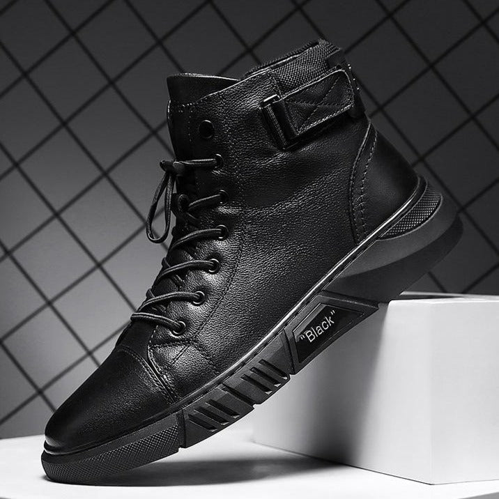 ShadowStep Men's Boots | Premium Leather, Cushioned Comfort 0