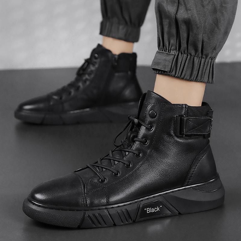 ShadowStep Men's Boots | Premium Leather, Cushioned Comfort 1