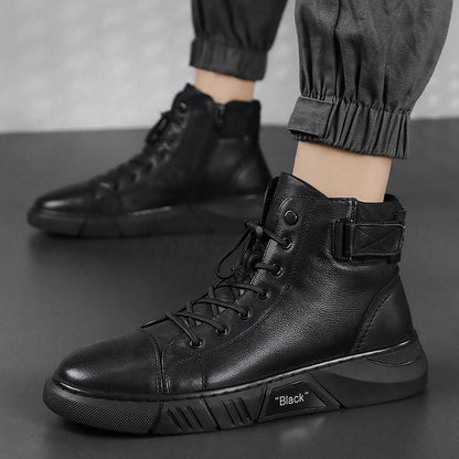 ShadowStep Men's Boots | Premium Leather, Cushioned Comfort 1