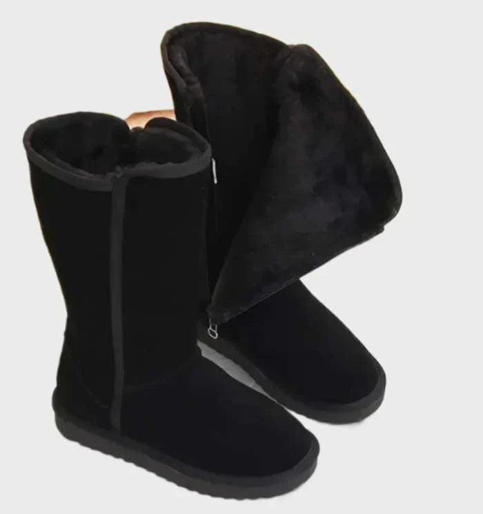 Sienna Women's Black Ankle Boots | Suede-Look, Soft Lining 0