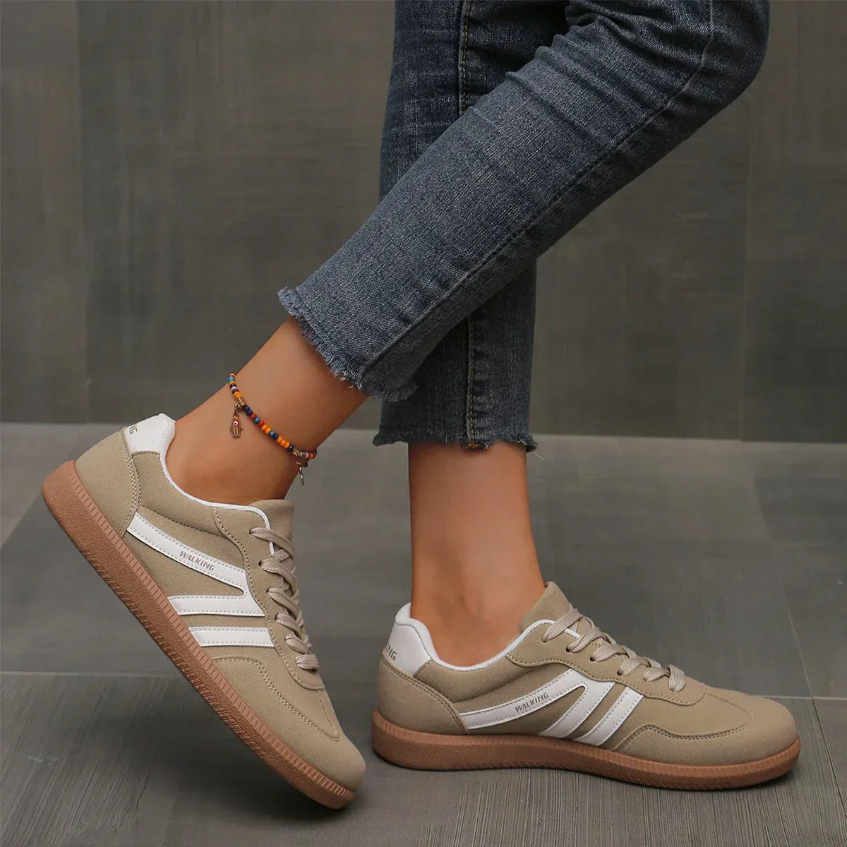 Sienna Women's Sneakers | Trendy Animal Print, Casual Lace-Up 3