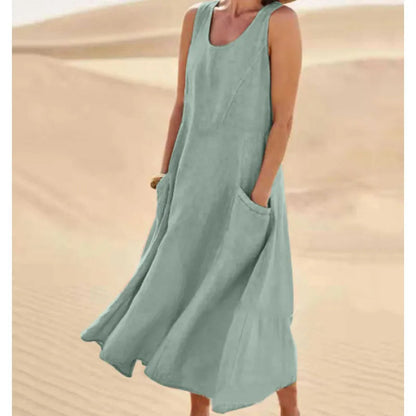 Sierra Women's Midi Dress | Relaxed Fit, Versatile Style 14