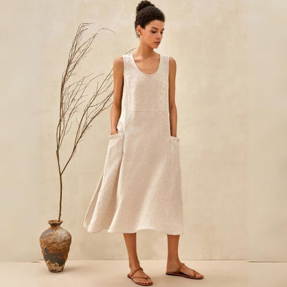 Sierra Women's Midi Dress | Relaxed Fit, Versatile Style 3