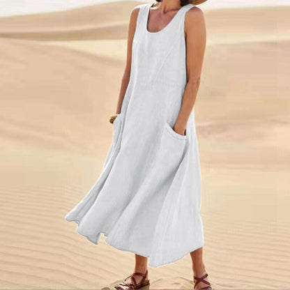Sierra Women's Midi Dress | Relaxed Fit, Versatile Style 4