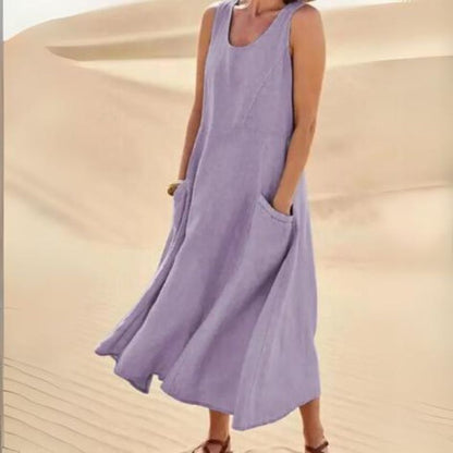 Sierra Women's Midi Dress | Relaxed Fit, Versatile Style 6