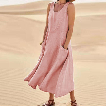 Sierra Women's Midi Dress | Relaxed Fit, Versatile Style 7