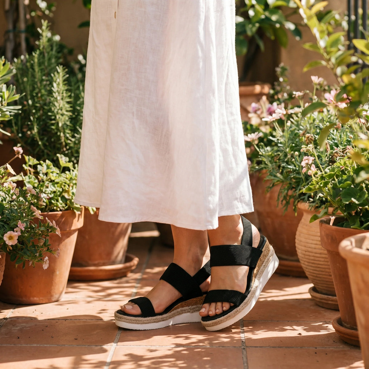 Sierra Women's Sandals | Orthopedic Cushioned Arch Support, Comfortable Wedge 7