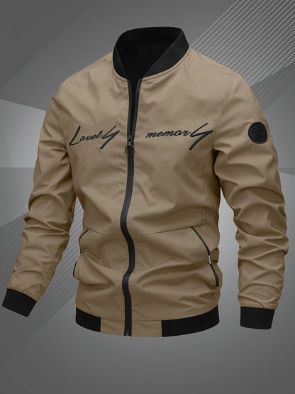 Sleek Men's Bomber Jacket | Modern Zip-Up Design 3