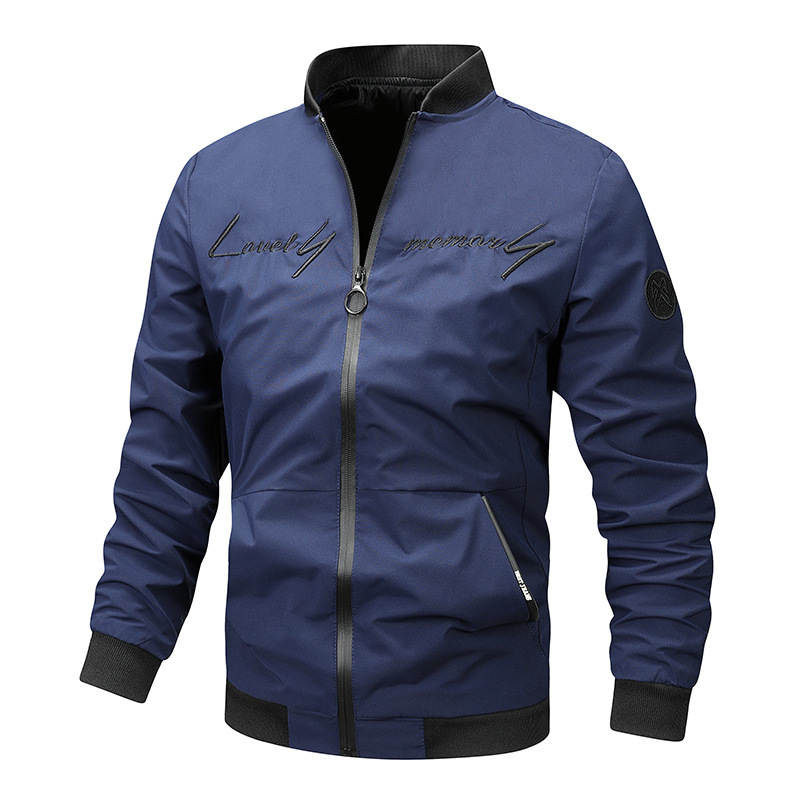 Sleek Men's Bomber Jacket | Modern Zip-Up Design 8