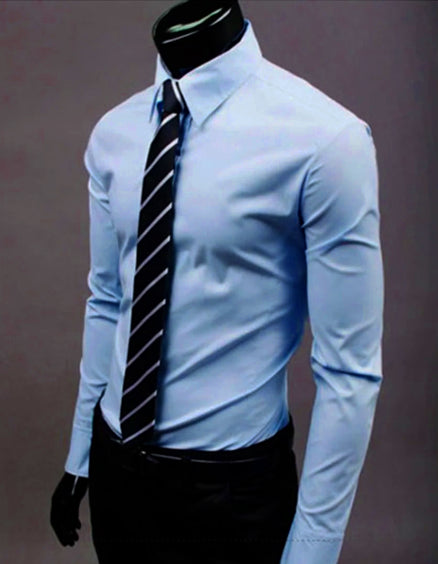 Sleek Men's Casual Shirt | Soft Fabric, Long Sleeve 10