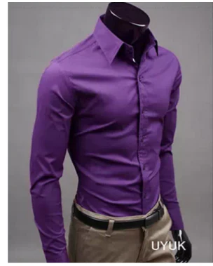 Sleek Men's Casual Shirt | Soft Fabric, Long Sleeve 4