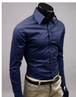 Sleek Men's Casual Shirt | Soft Fabric, Long Sleeve 7