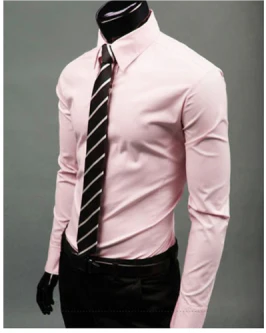 Sleek Men's Casual Shirt | Soft Fabric, Long Sleeve 8