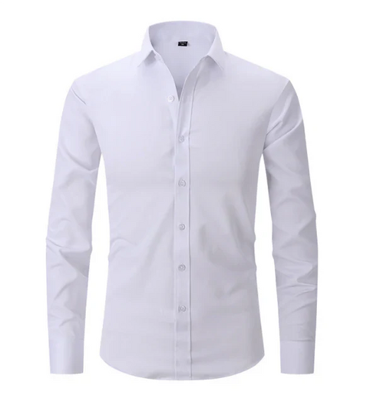 Sleek Men's Dress Shirt | Slim Fit, Versatile Style 0