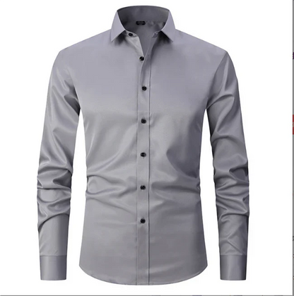 Sleek Men's Dress Shirt | Slim Fit, Versatile Style 10